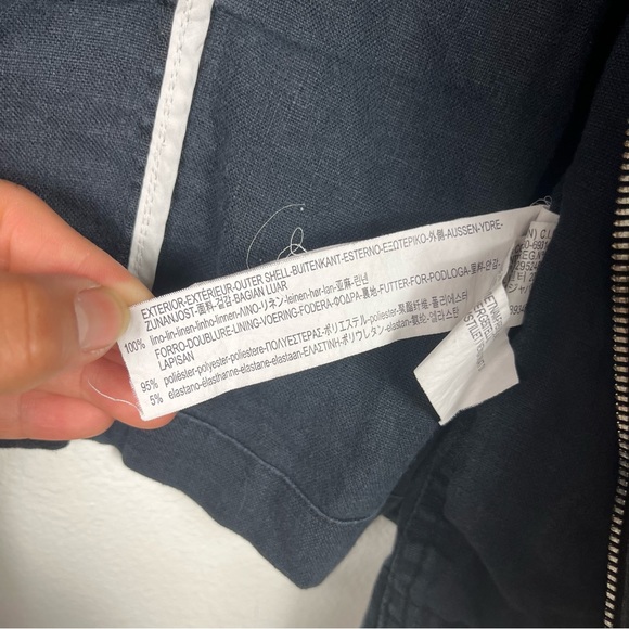 Zara Man Linen Jacket Medium - Picture 6 of 8